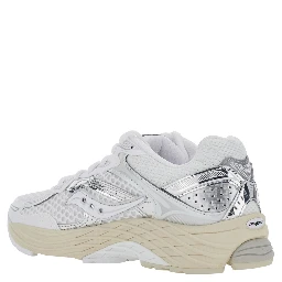PROGRID OMNI 9 OG white Sneakers with metallic details and side logo in fabric unisex