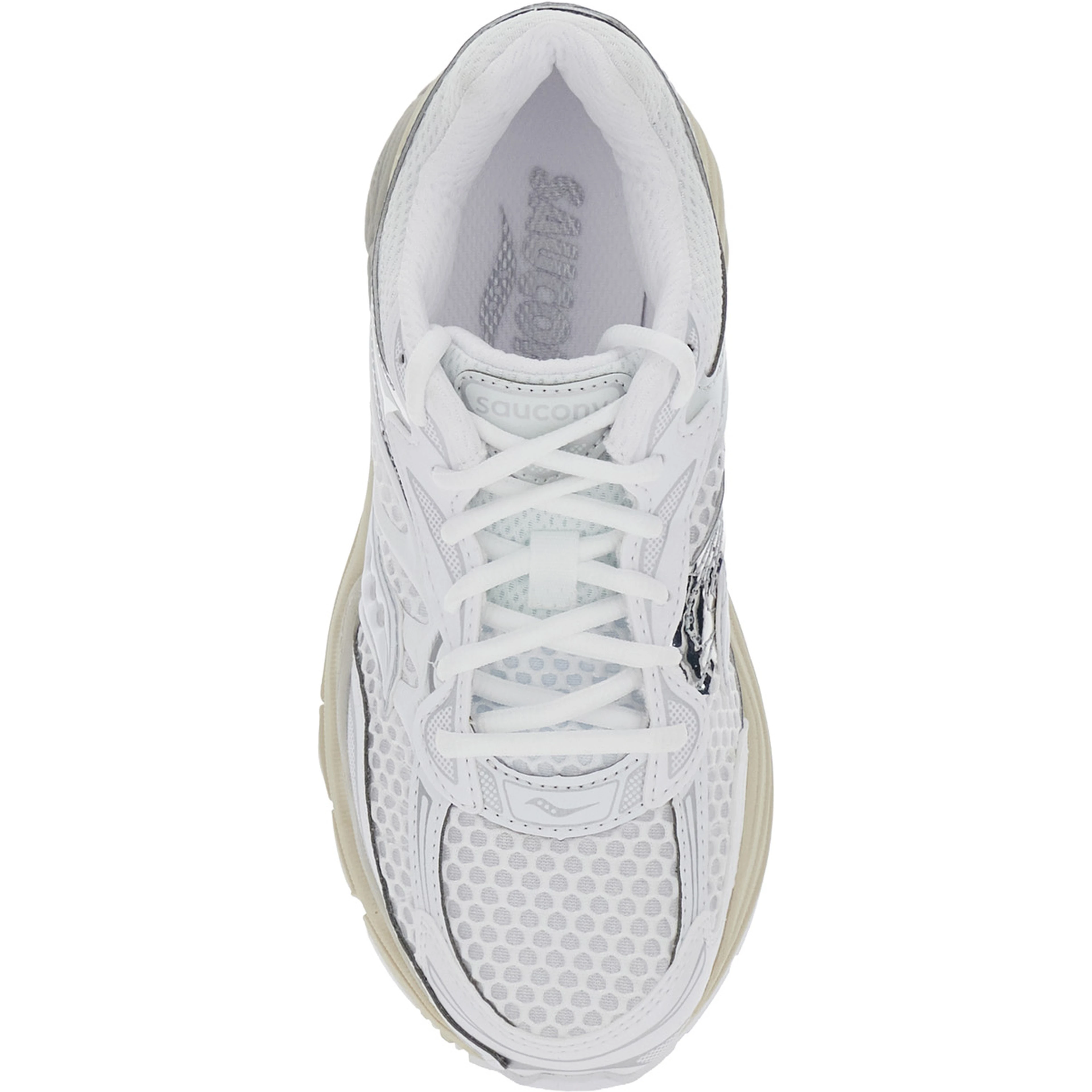 PROGRID OMNI 9 OG white Sneakers with metallic details and side logo in fabric unisex