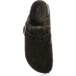 Mule Slip-On Boston with adjustable strap in Ecoleather brown women