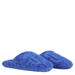 Blue Jacquard Slippers with Tech Fabric and Unisex