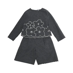 2-piece set with shirt and bermuda in gray for Boy