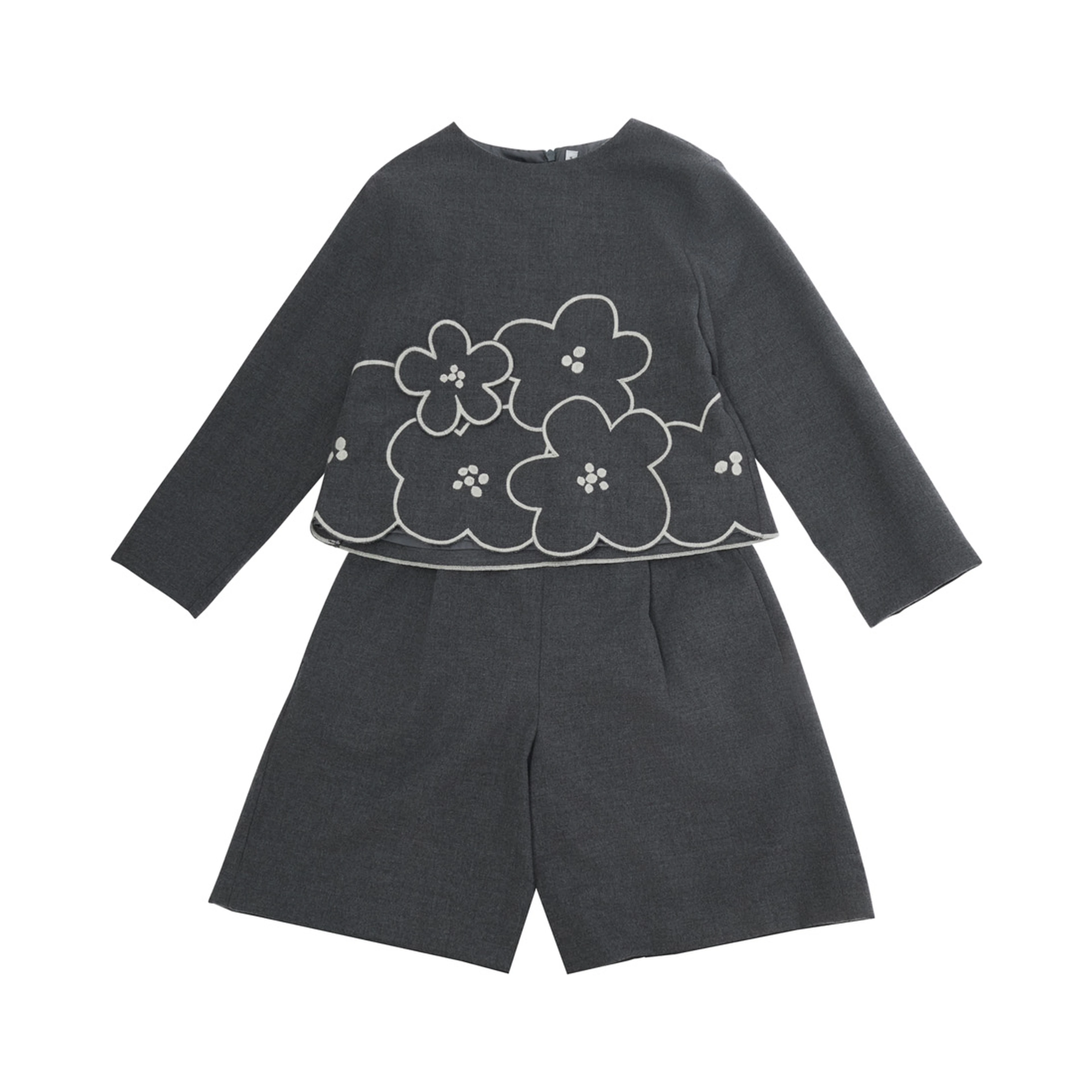 2-piece set with shirt and bermuda in gray for Boy