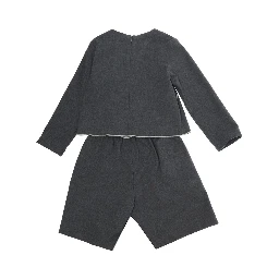 2-piece set with shirt and bermuda in gray for Boy