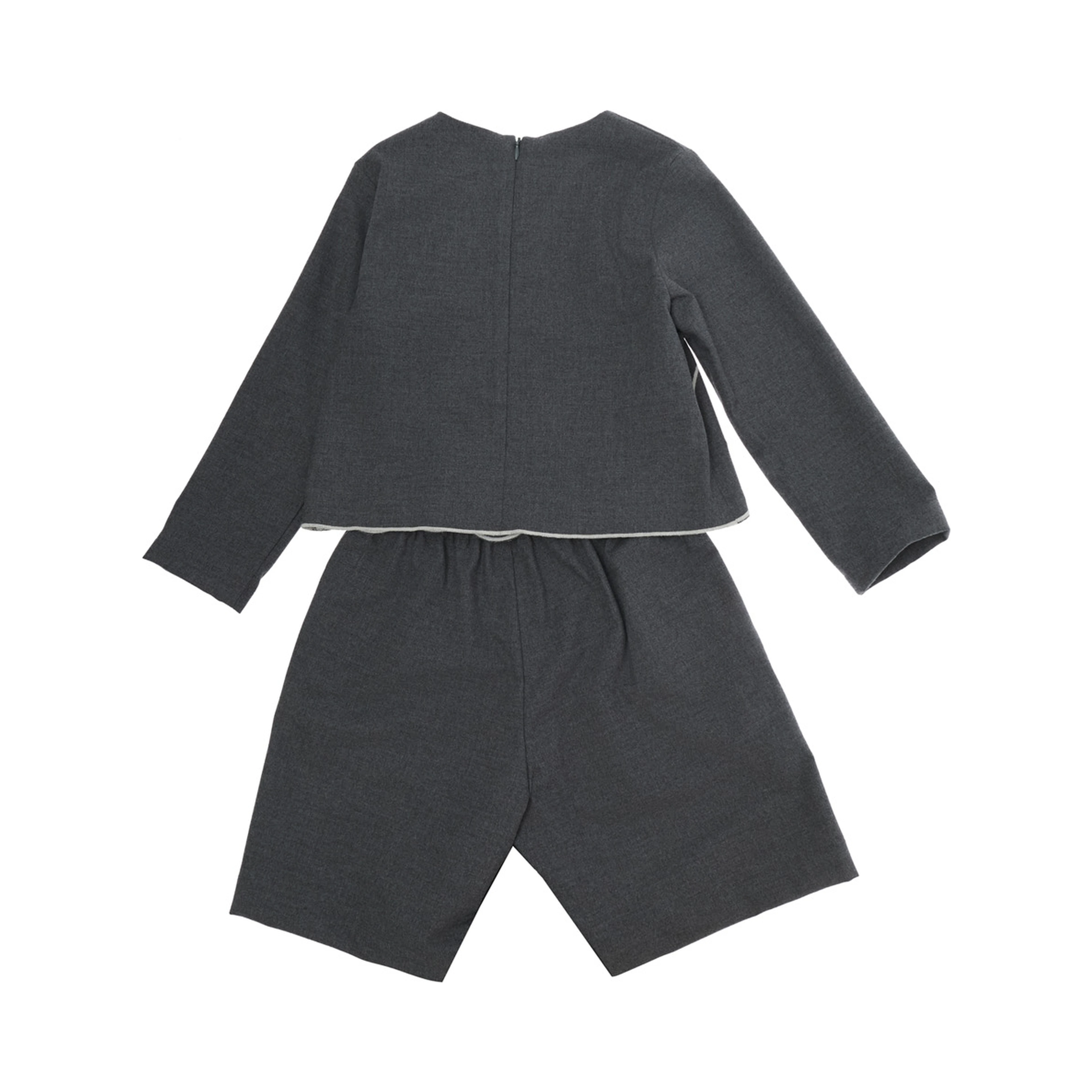 2-piece set with shirt and bermuda in gray for Boy