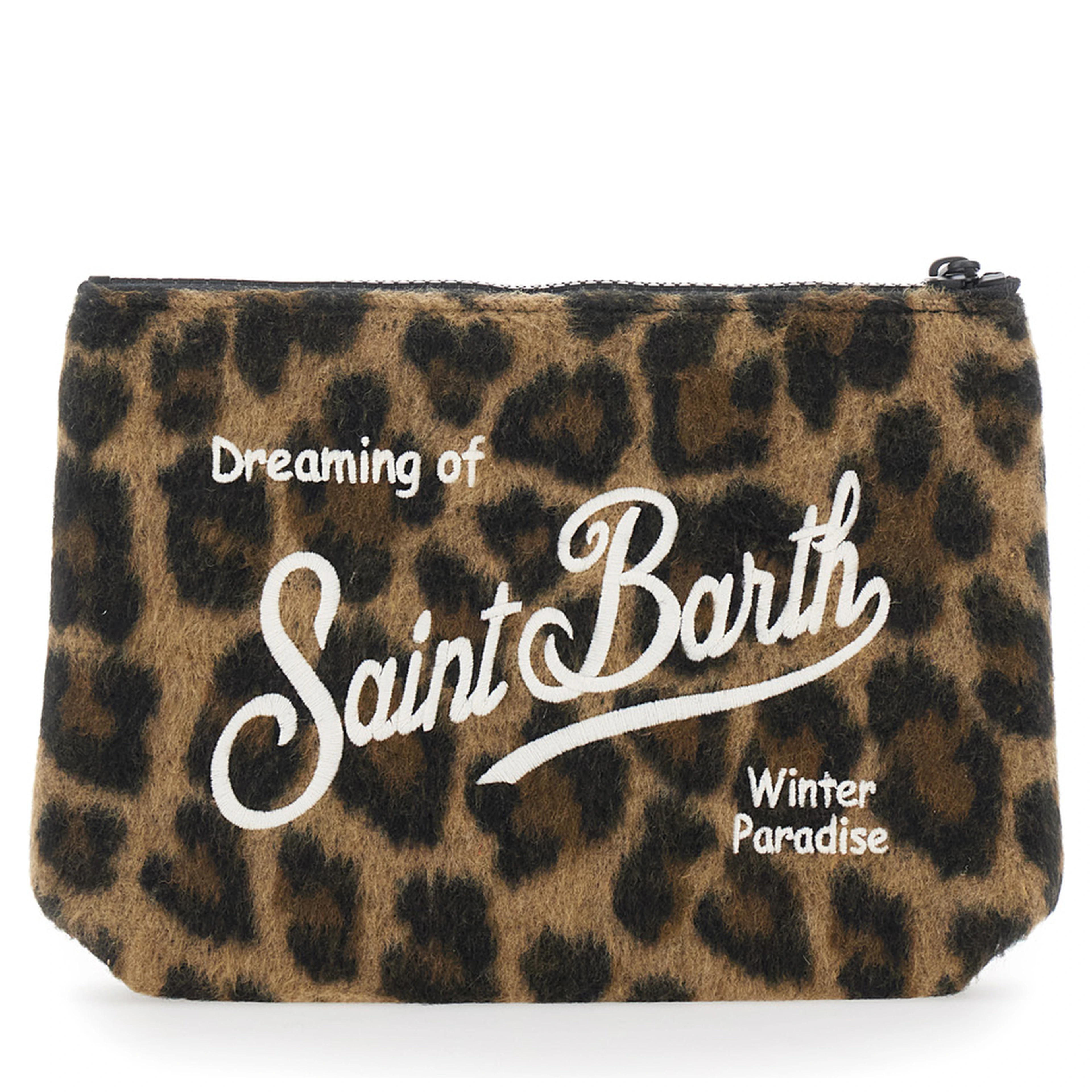ALINE FELT clutch with embroidery and multicolored tech fabric for girls