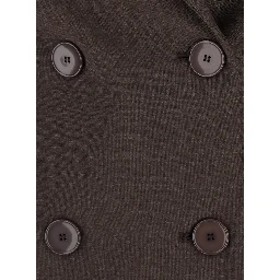 Jacket with shirt collar and long sleeves in Tech Fabric brown for men