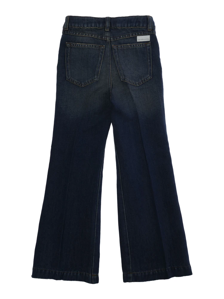 Pants J-NADIA 5 POCKET with five-pocket construction in blue cotton for children alternative