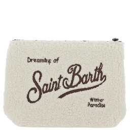 ALINE TEDDY pouch in white Tech Fabric for Girl