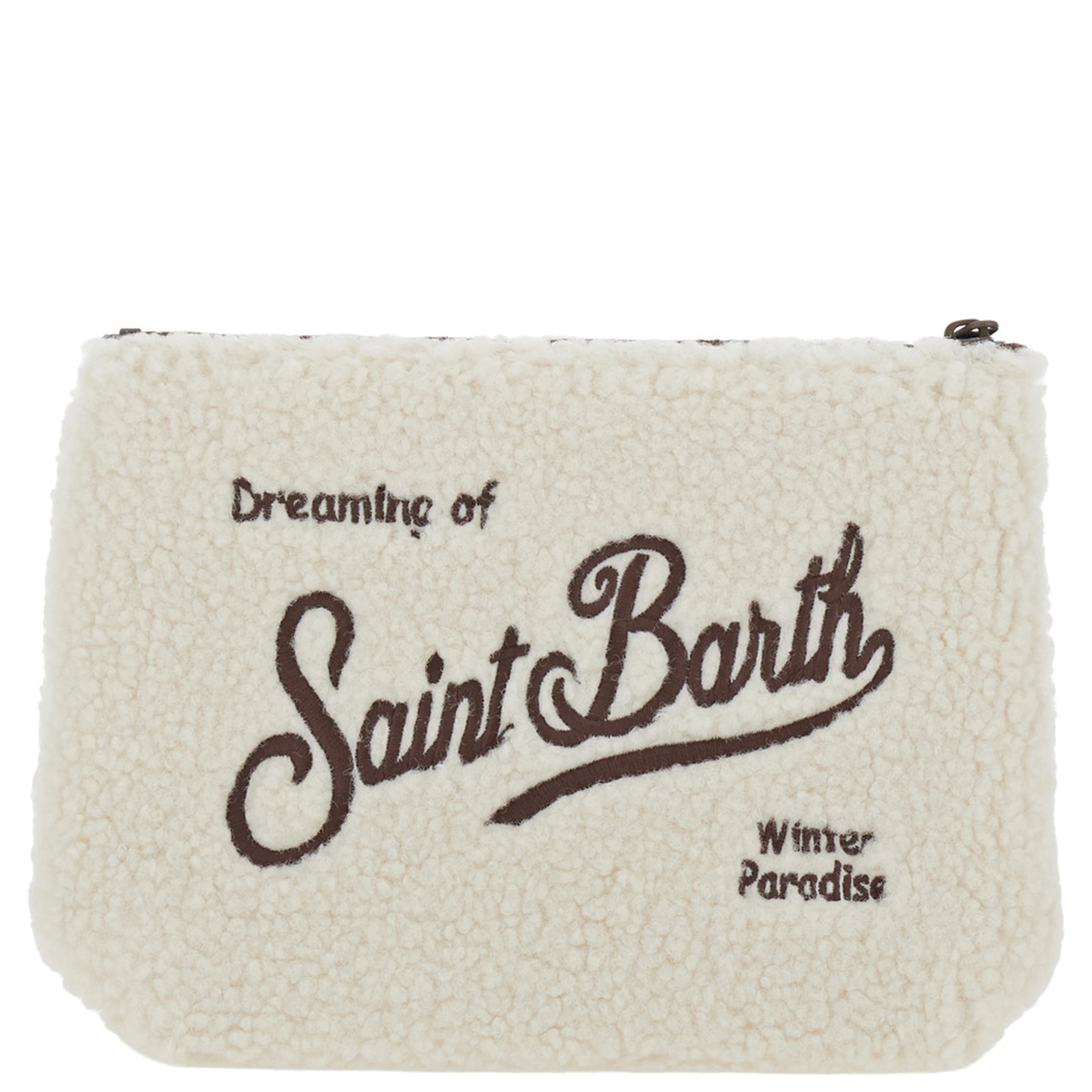 ALINE TEDDY pouch in white Tech Fabric for Girl