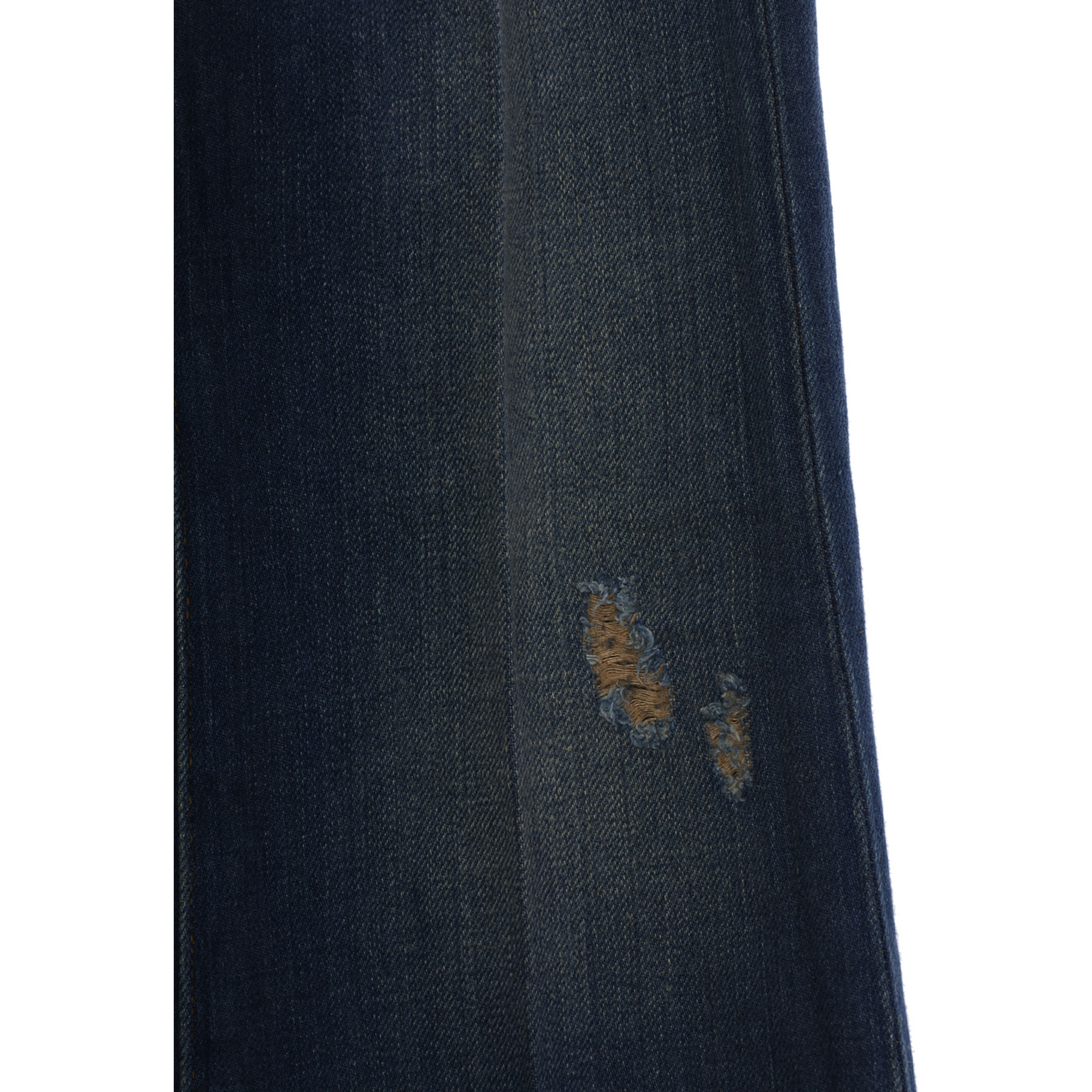 Pants J-NADIA 5 POCKET with five-pocket construction in blue cotton for children