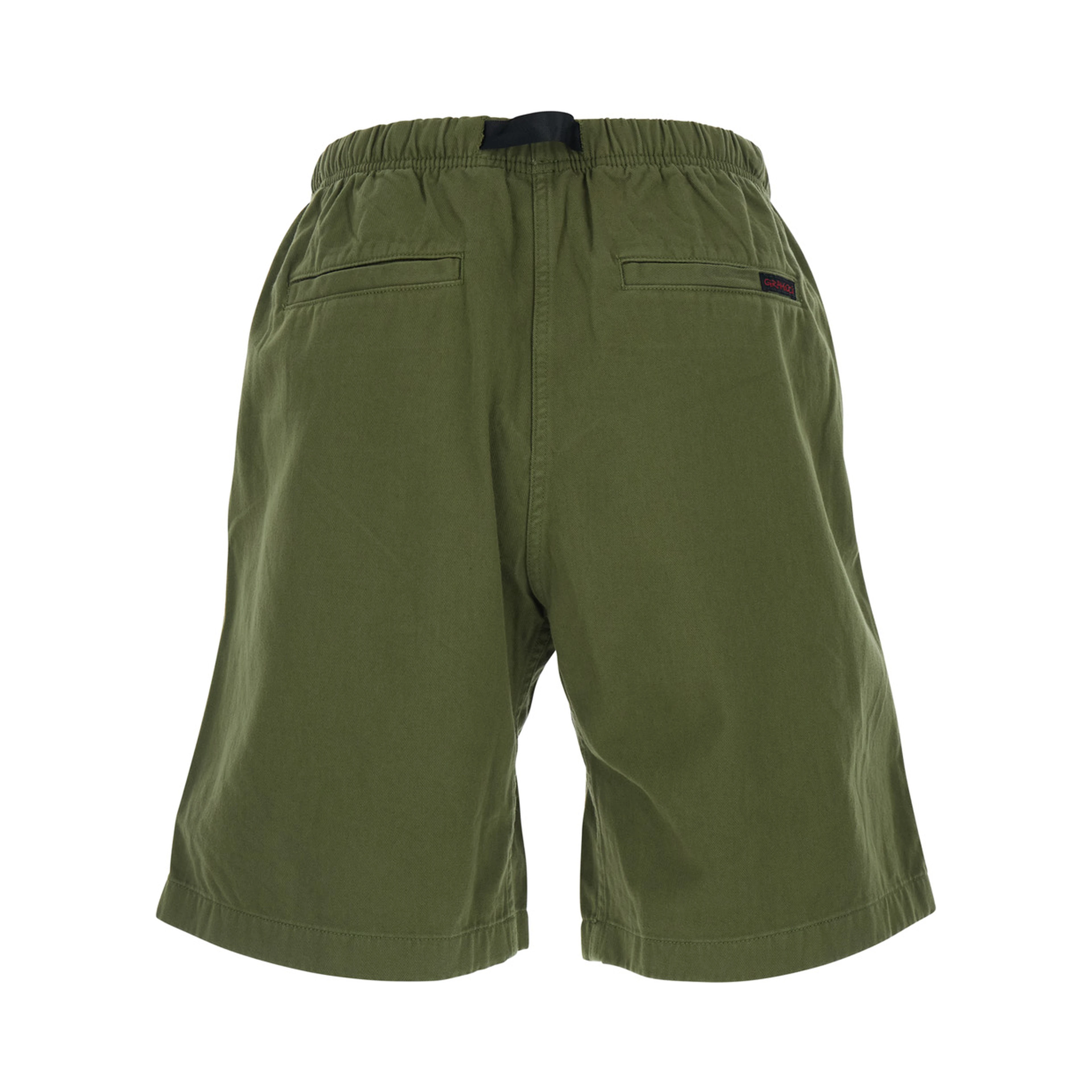 Green bermuda shorts with elasticated waist in cotton man