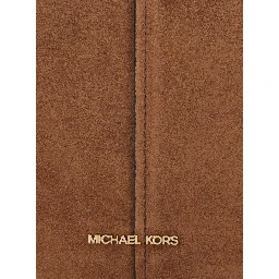 Alice Brown Shoulder Bag with Removable Strap and Logo Lettering on the Front in Suede Women