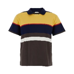 Multicolor STRIPS T-Shirt with Colorful Details for Men