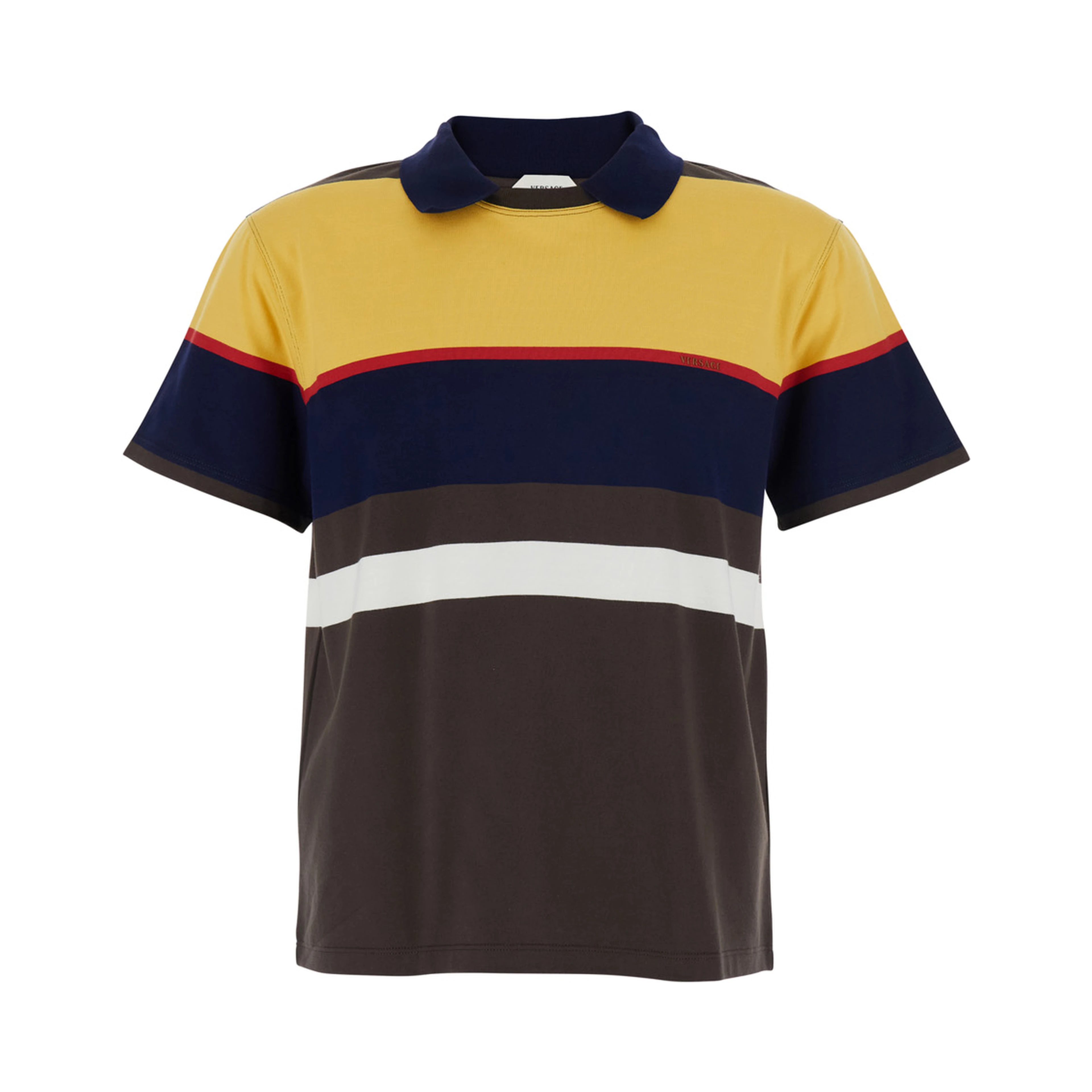 Multicolor STRIPS T-Shirt with Colorful Details for Men