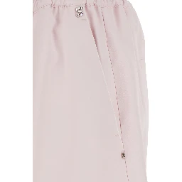 Shorts SPXCRESPO Pink with Pockets and High Waist in Viscose Women