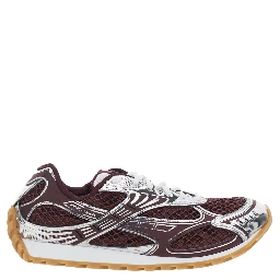 Running Sneaker Orbit with Logo Lettering Detail in Bordeaux Tech Fabric for Men