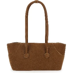Shoulder Bag BOAT SHOPPER LARGE with Brown Leather Details for Women