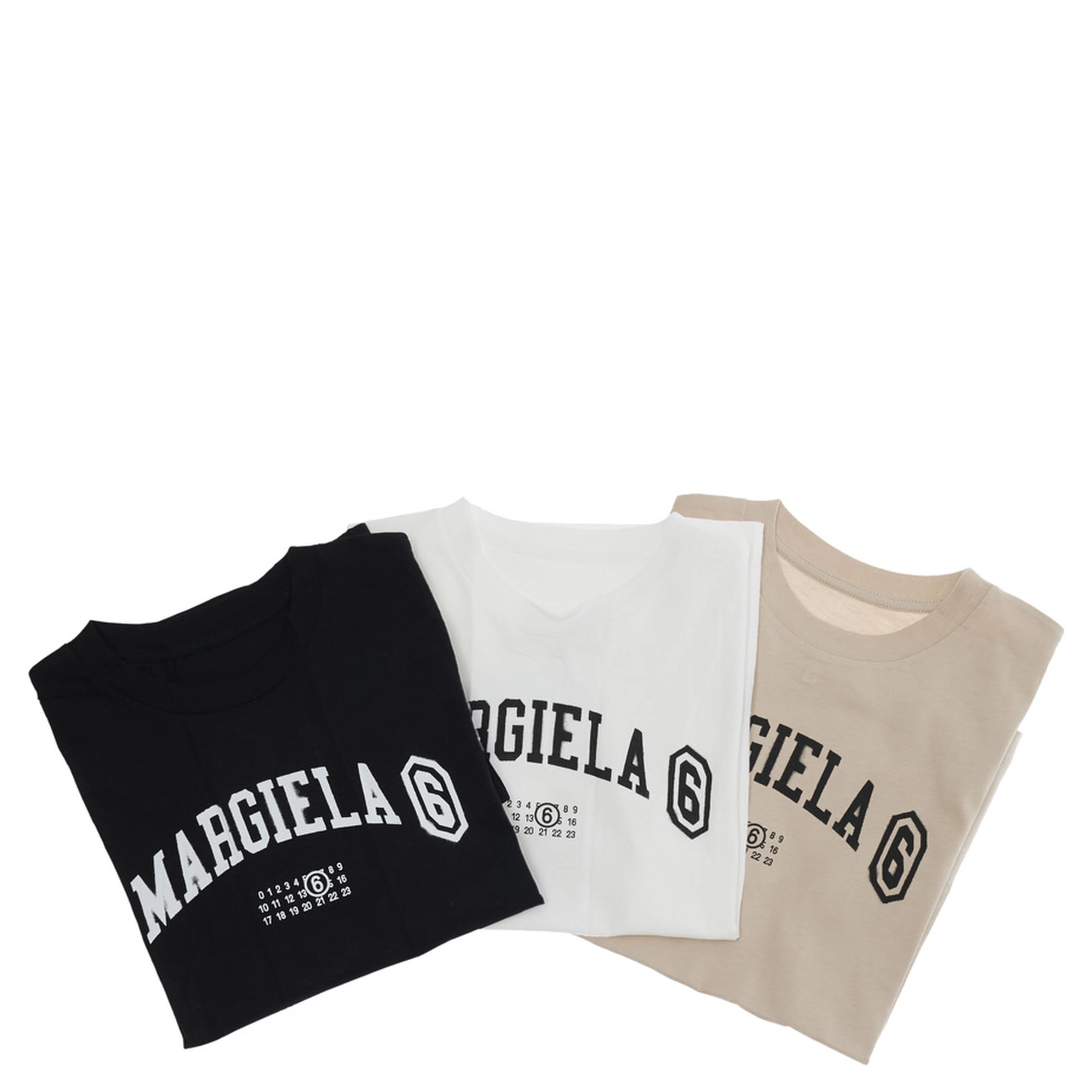 Short Sleeve T-shirt with Round Neck in Multicolor Cotton for Boy