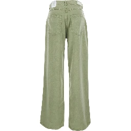 Jeans BEAPT2036CAC with five pockets and bleach finish in white denim for Women