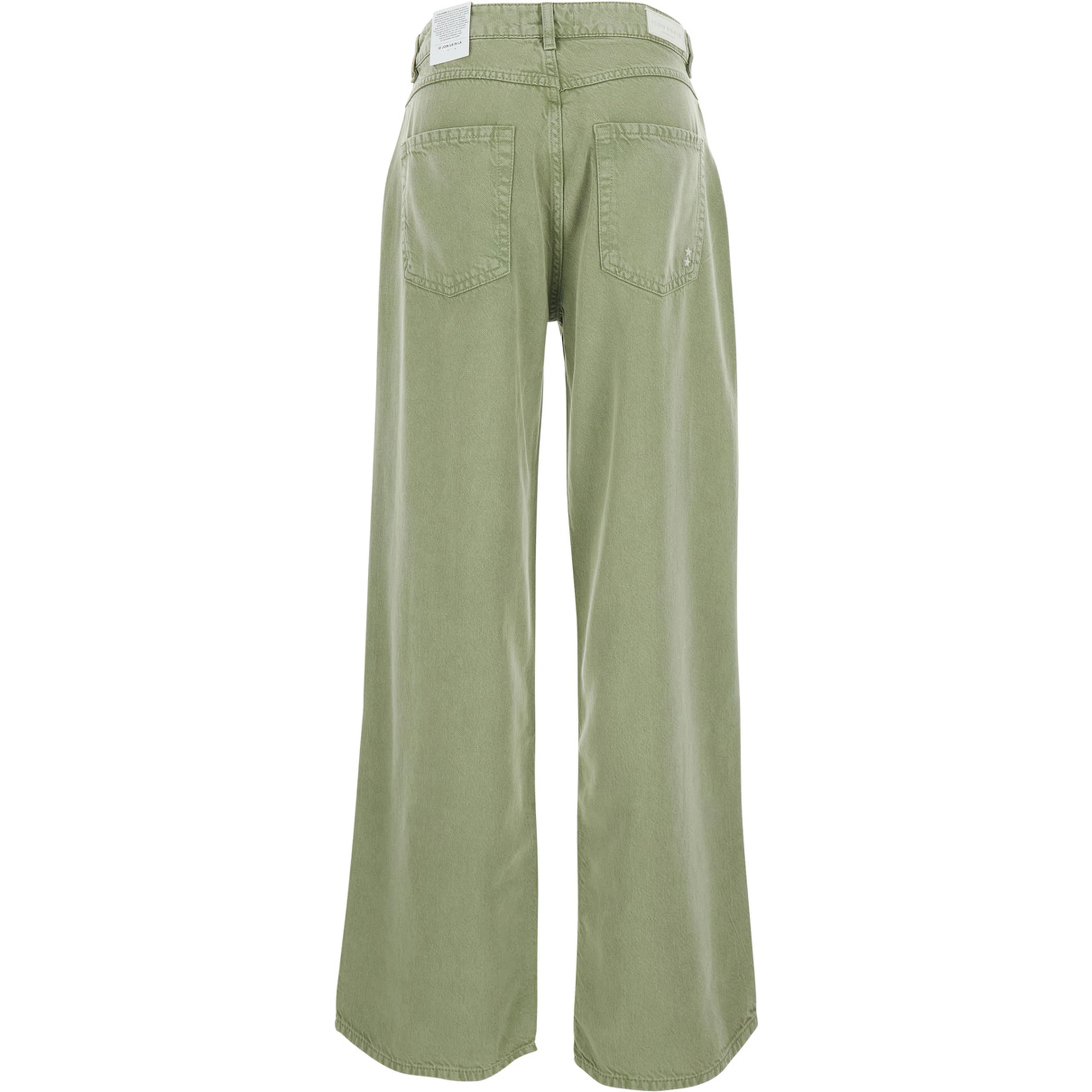 Jeans BEAPT2036CAC with five pockets and bleach finish in white denim for Women