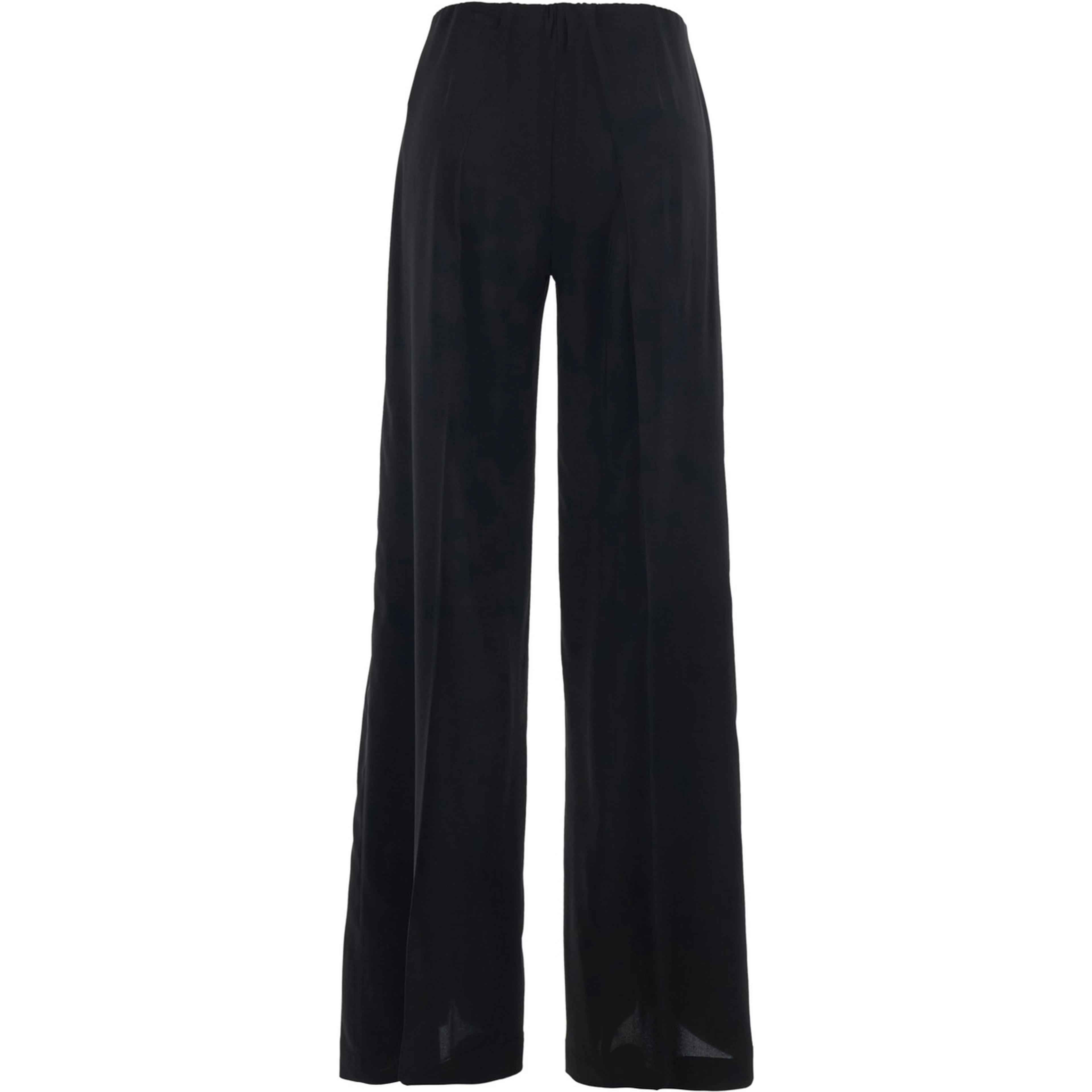 Black Womens Pants with Elastic Waistband