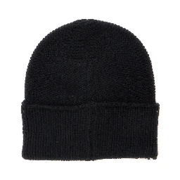Unisex Hat size II and III in black wool and nylon for boy