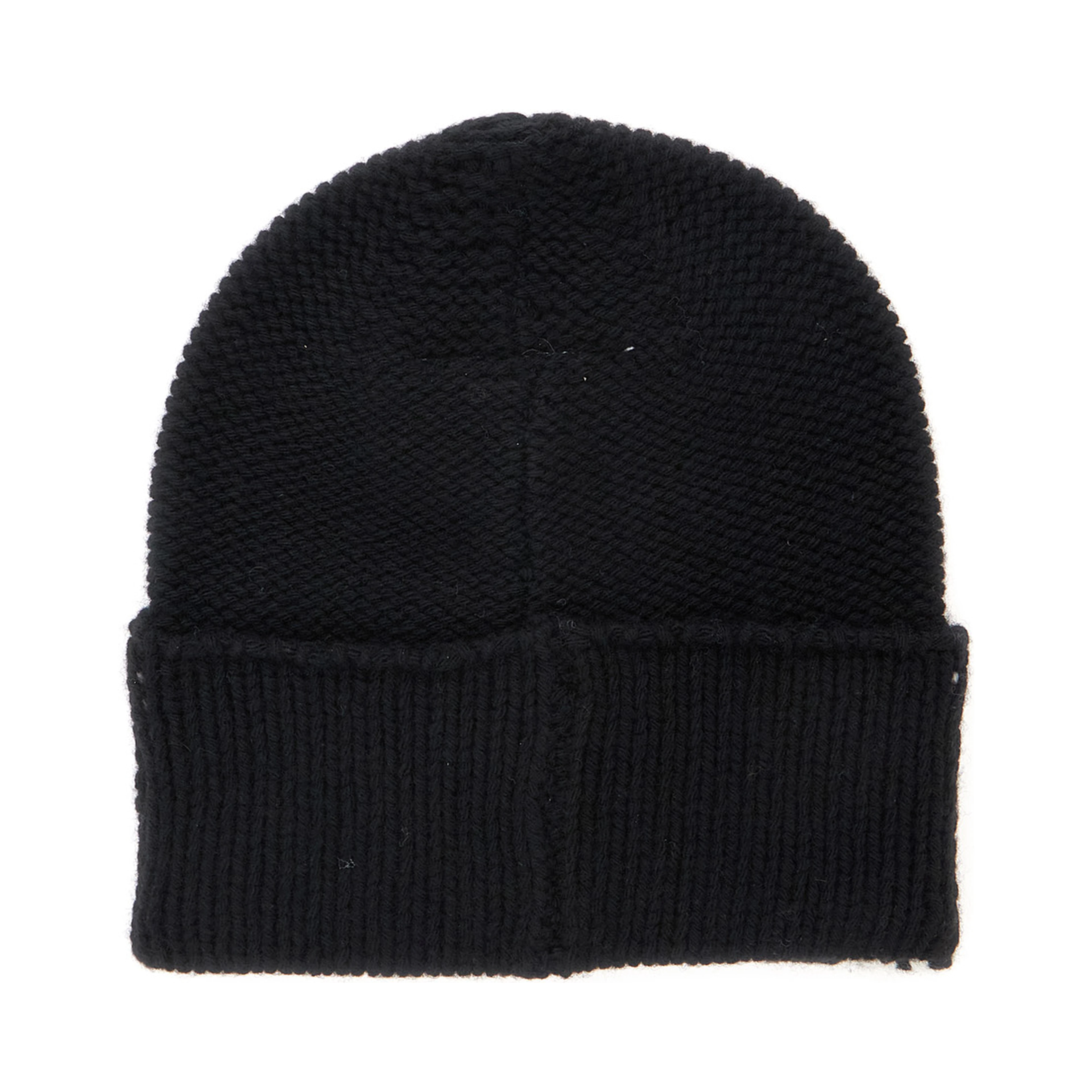 Unisex Hat size II and III in black wool and nylon for boy