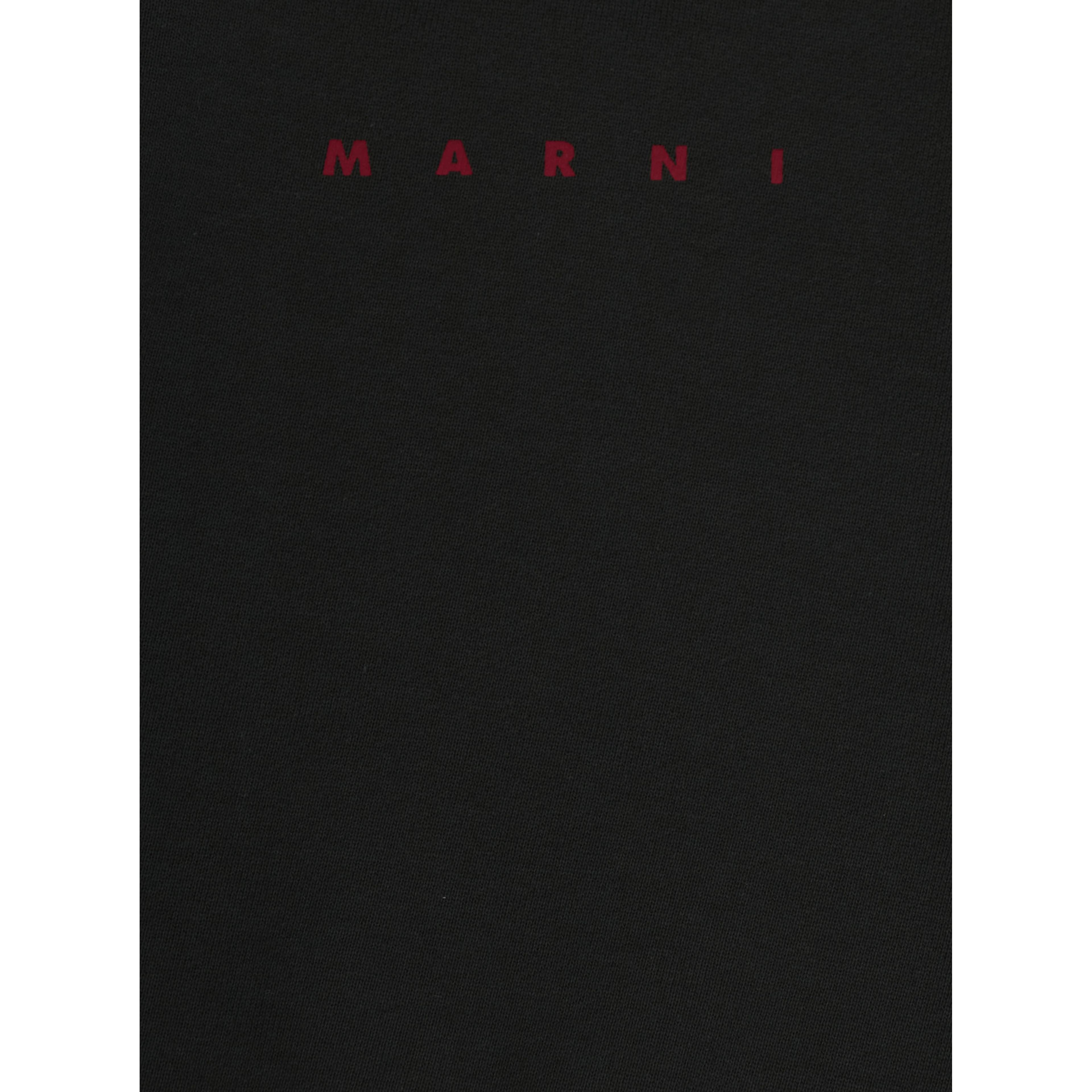 black Sweatshirt with logo lettering on the front in cotton baby