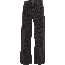 REN brown five-pocket jeans in velvet women