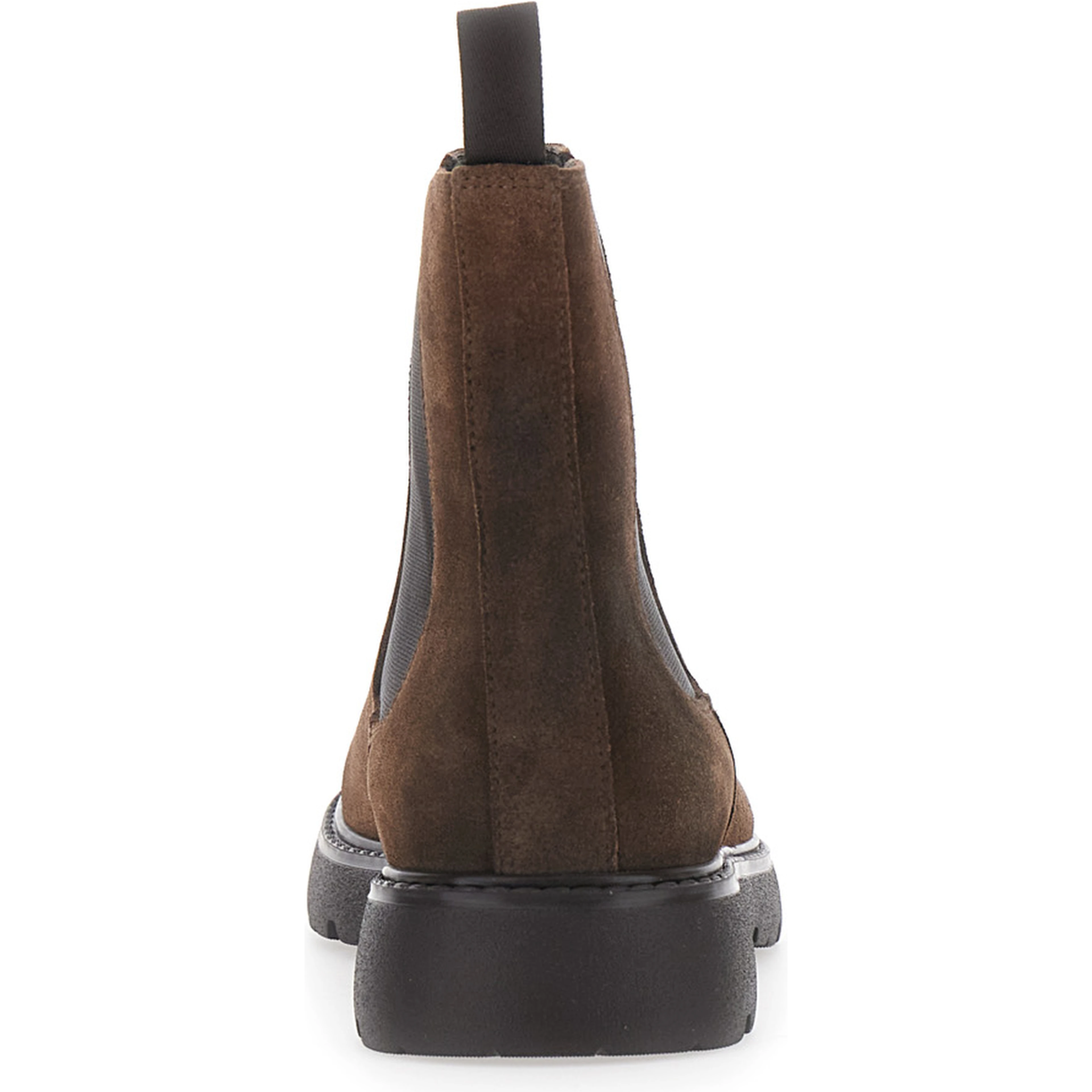 Goteborg Brown Ankle Boots with elasticated details on the side in suede for men