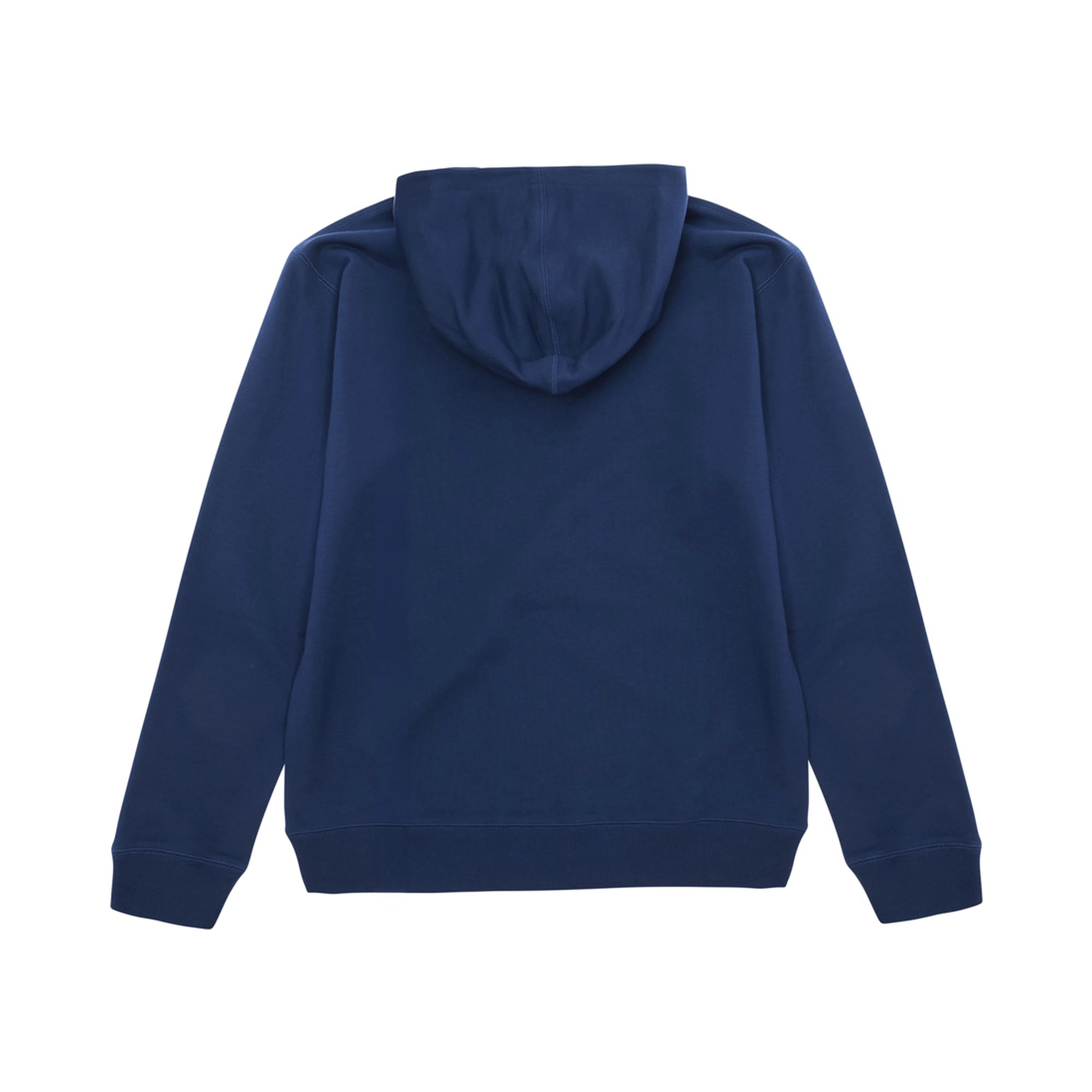 blue Hooded sweatshirt with tone-on-tone logo in cotton for Boy