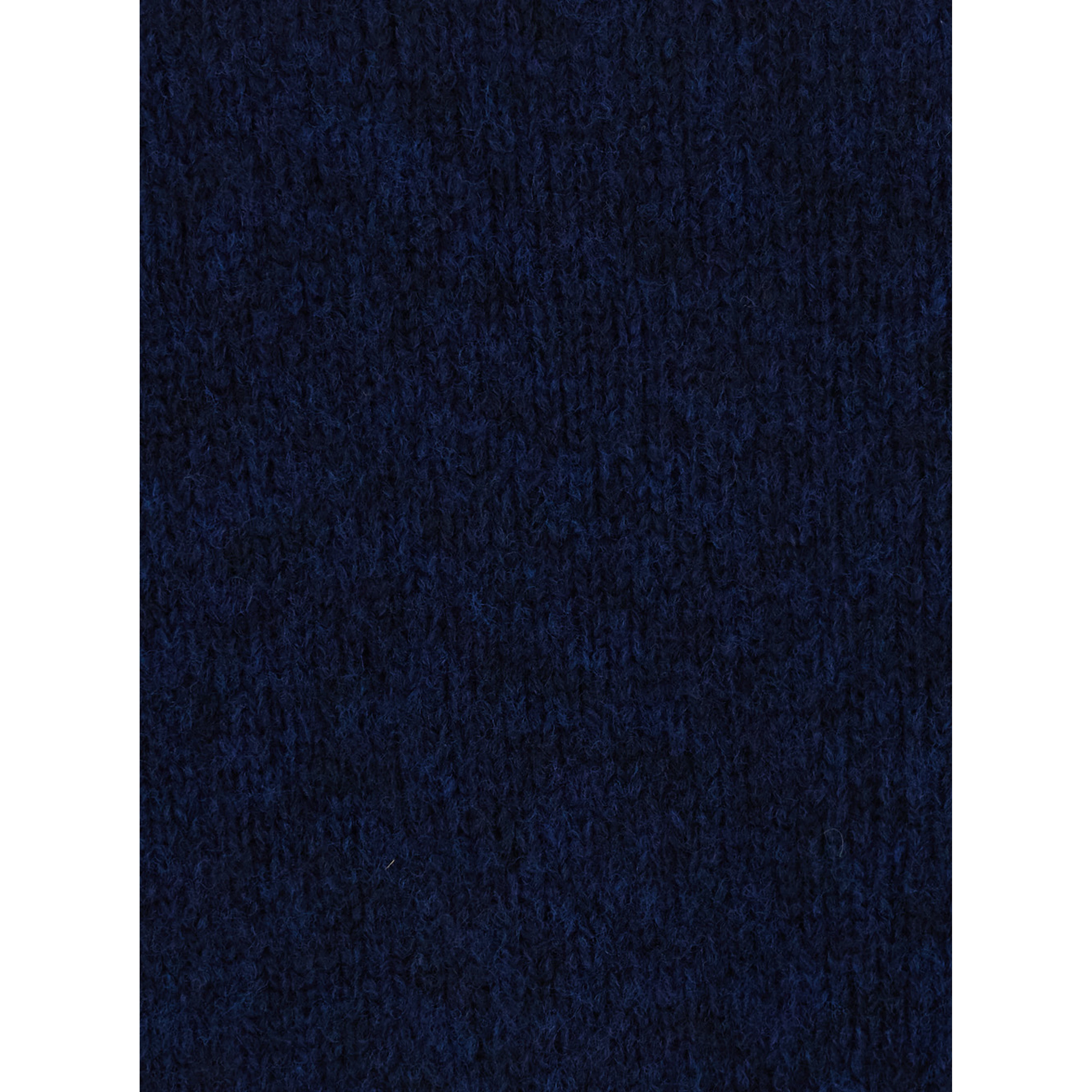 Lee Blue Crew Neck Sweater with Long Sleeves in Wool for Men
