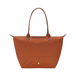 Tote bag Le Pliage Original with Logo Printed in Recycled Canvas Brown Women