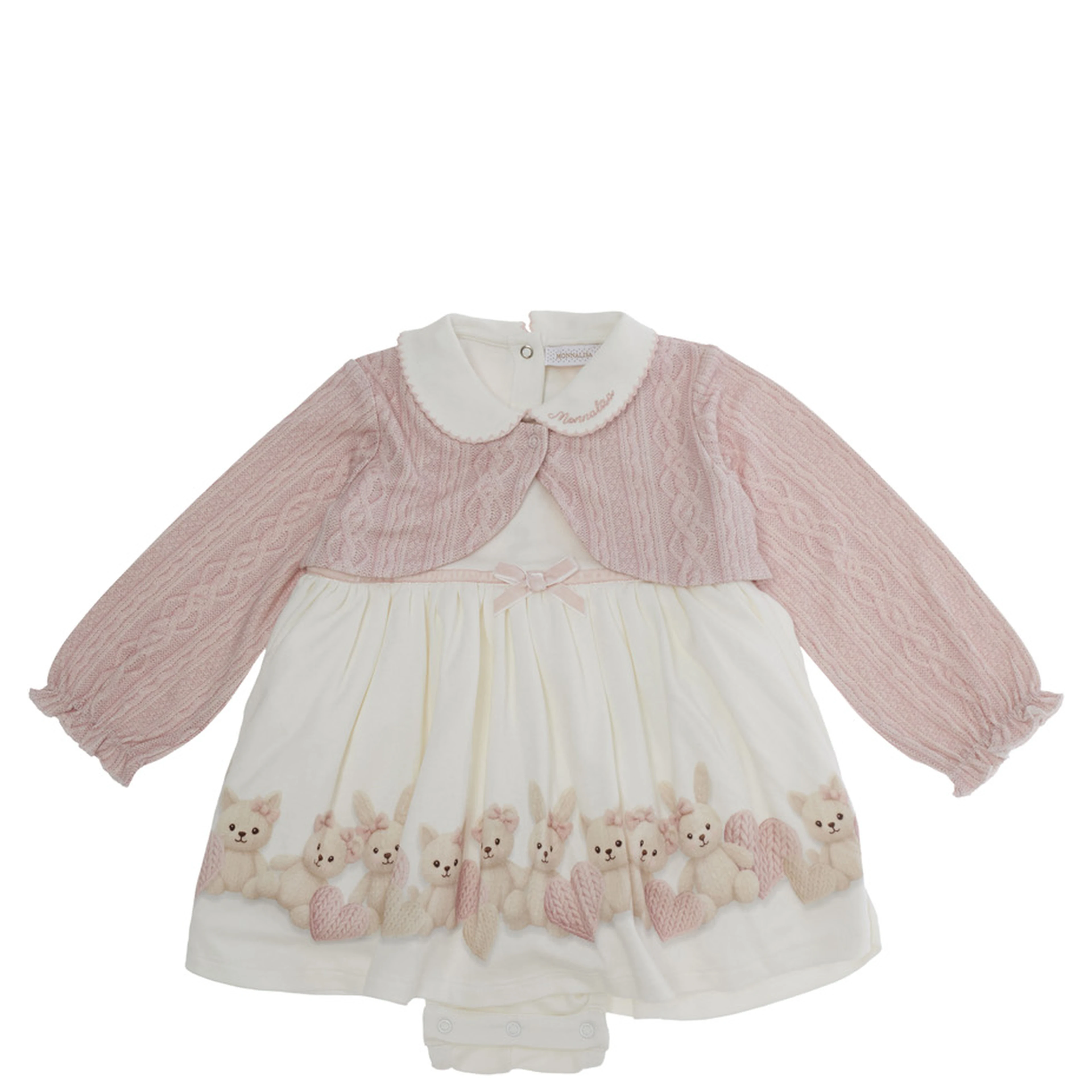 Dress with Straw Pink