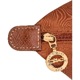 Tote bag Le Pliage Original with Logo Printed in Recycled Canvas Brown Women