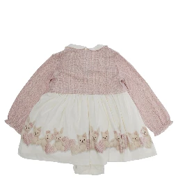 Dress with Straw Pink