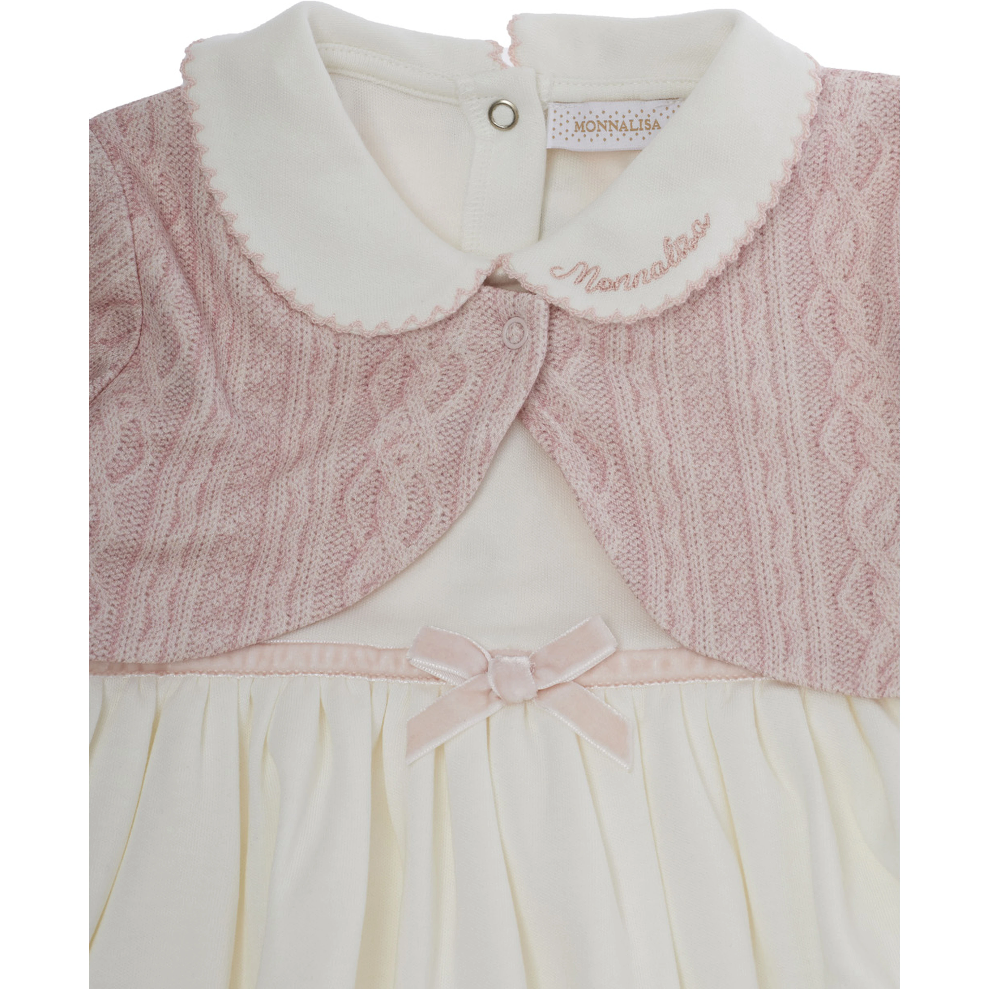 Dress with Straw Pink