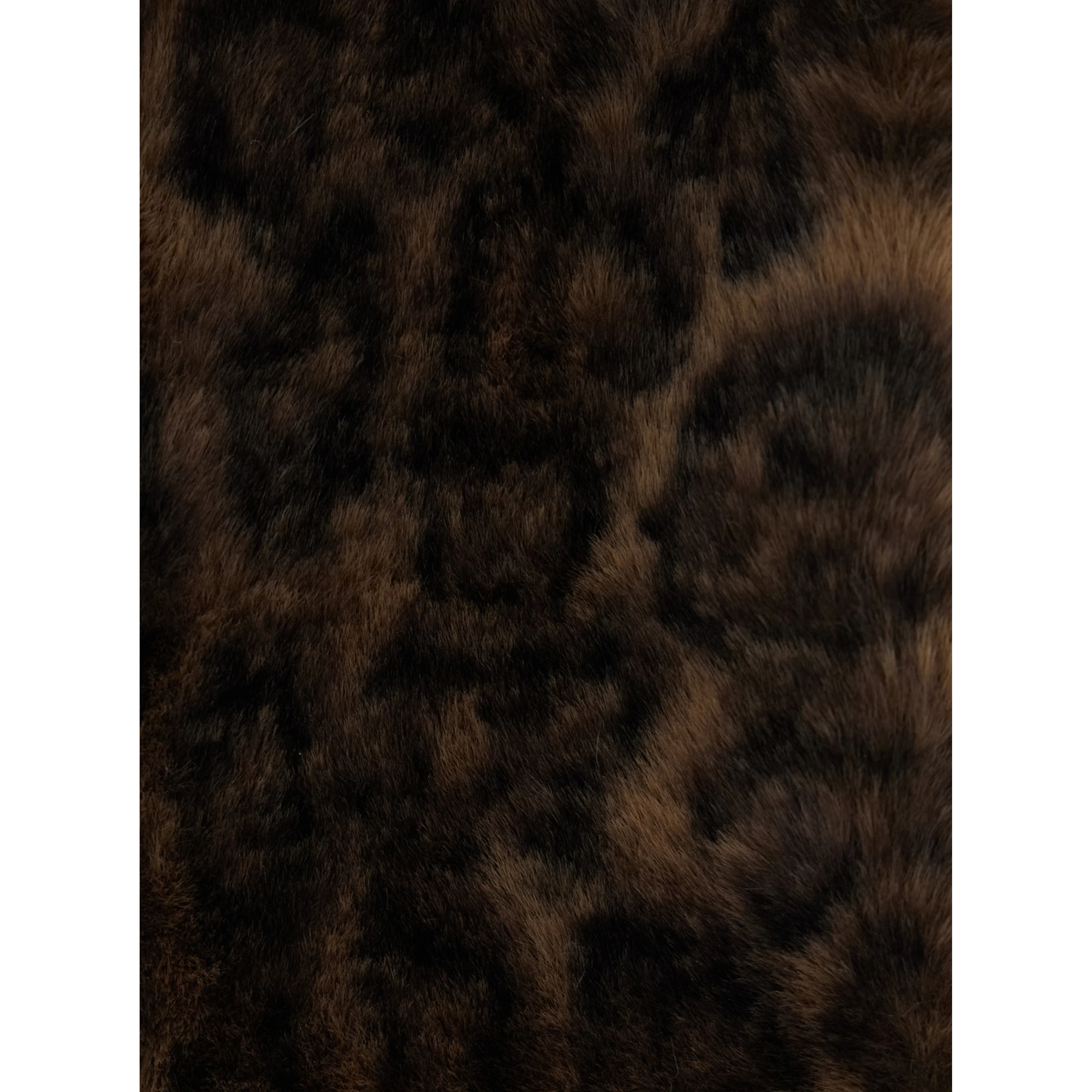 Scarf Kai with Leopard Motif in Ecoleather Brown Woman