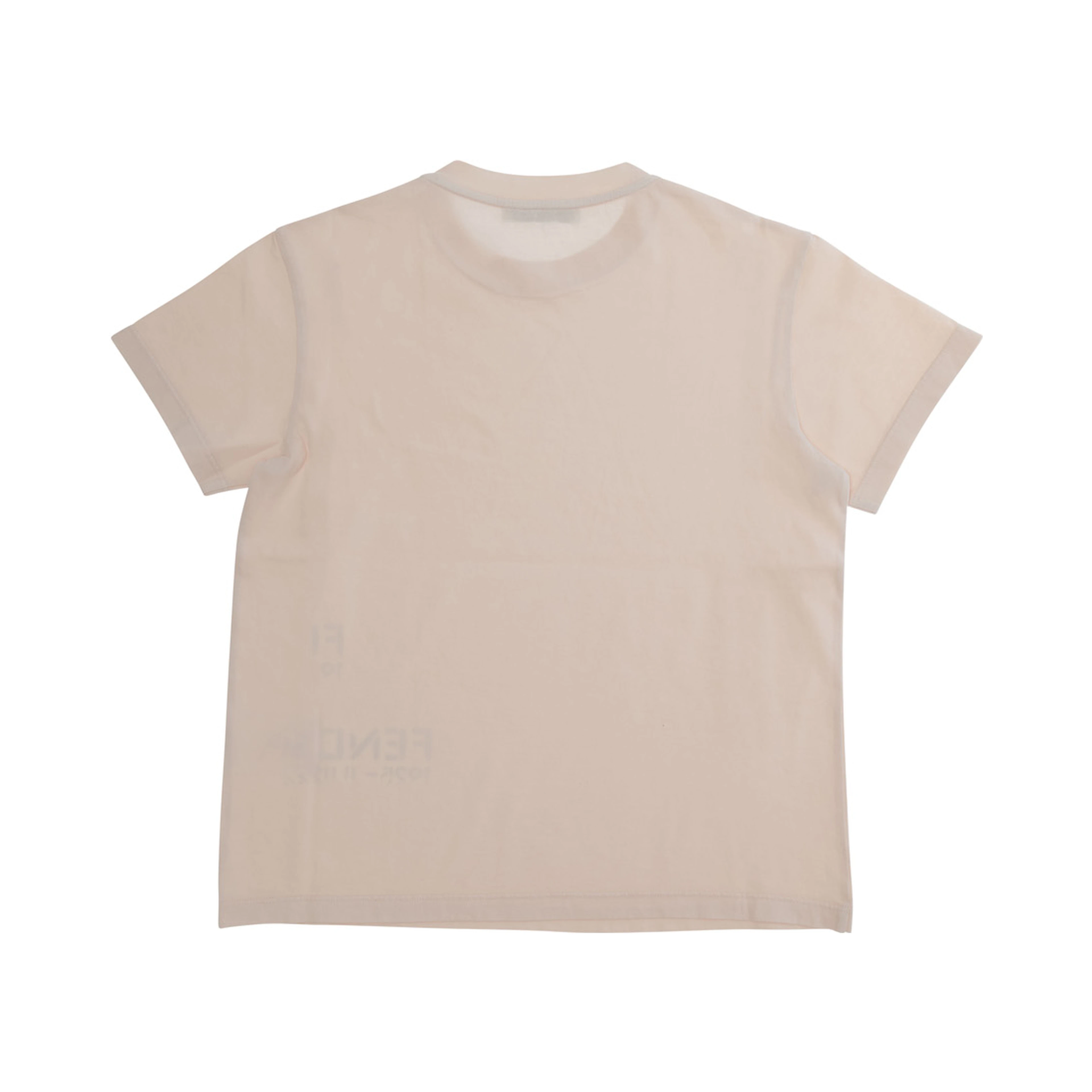 Peony Pink Jersey T-shirt with Logo and Short Sleeves for Girl