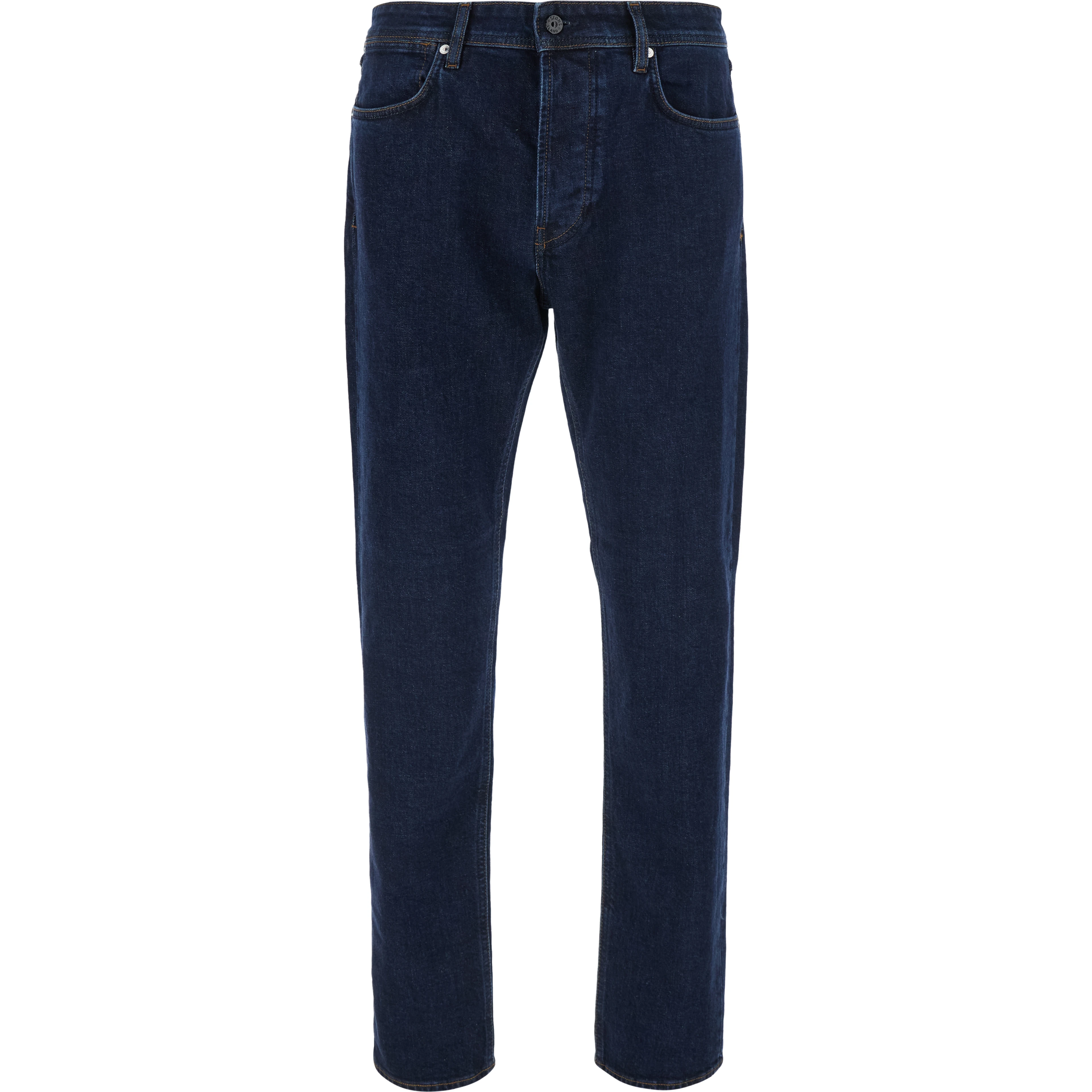 blue Slim jeans with logo patch on the back in denim for men