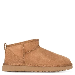 Brown Ultra Mini Suede Boots for Women