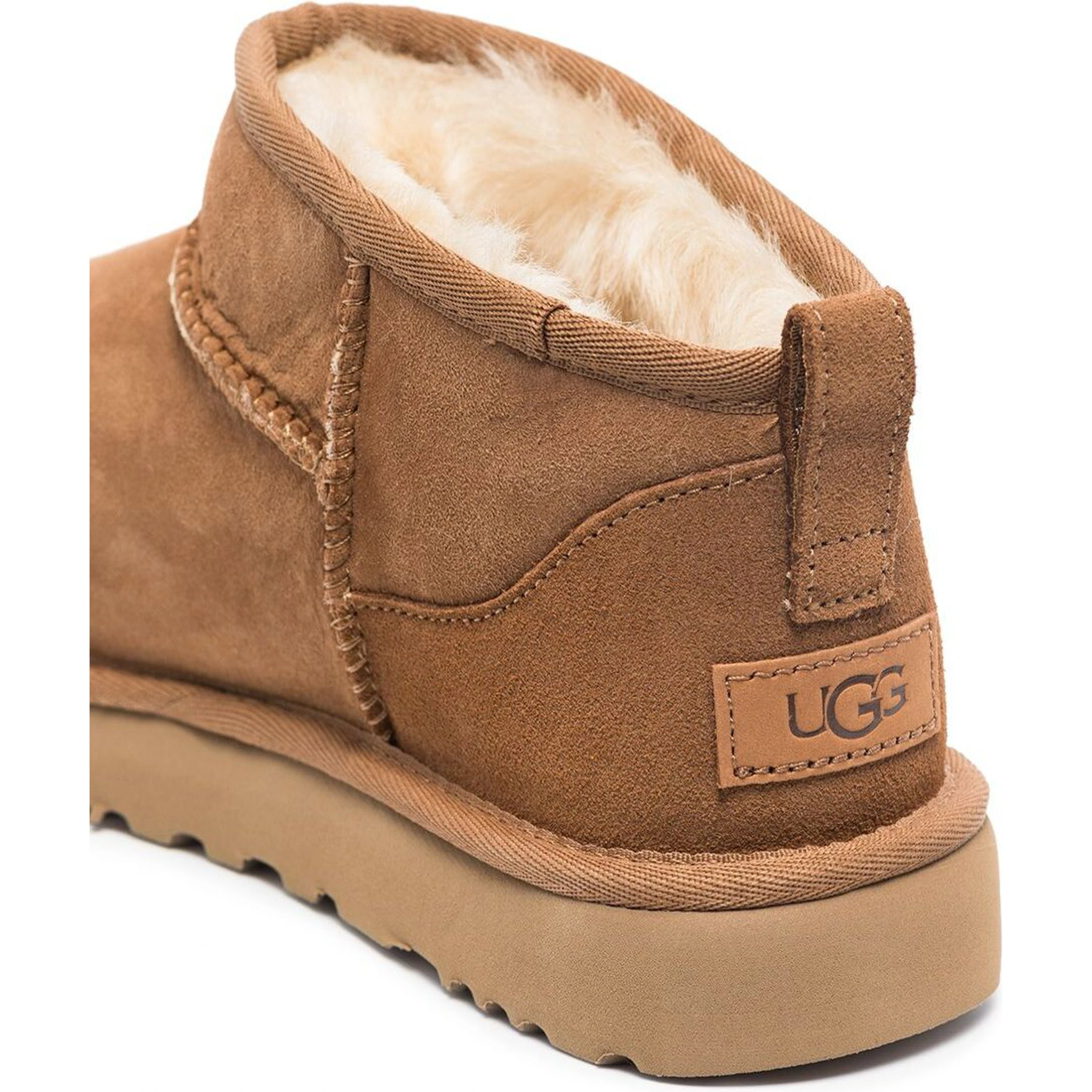 Brown Ultra Mini Suede Boots for Women