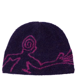 Hat with logo and patch in Tech Fabric violet unisex