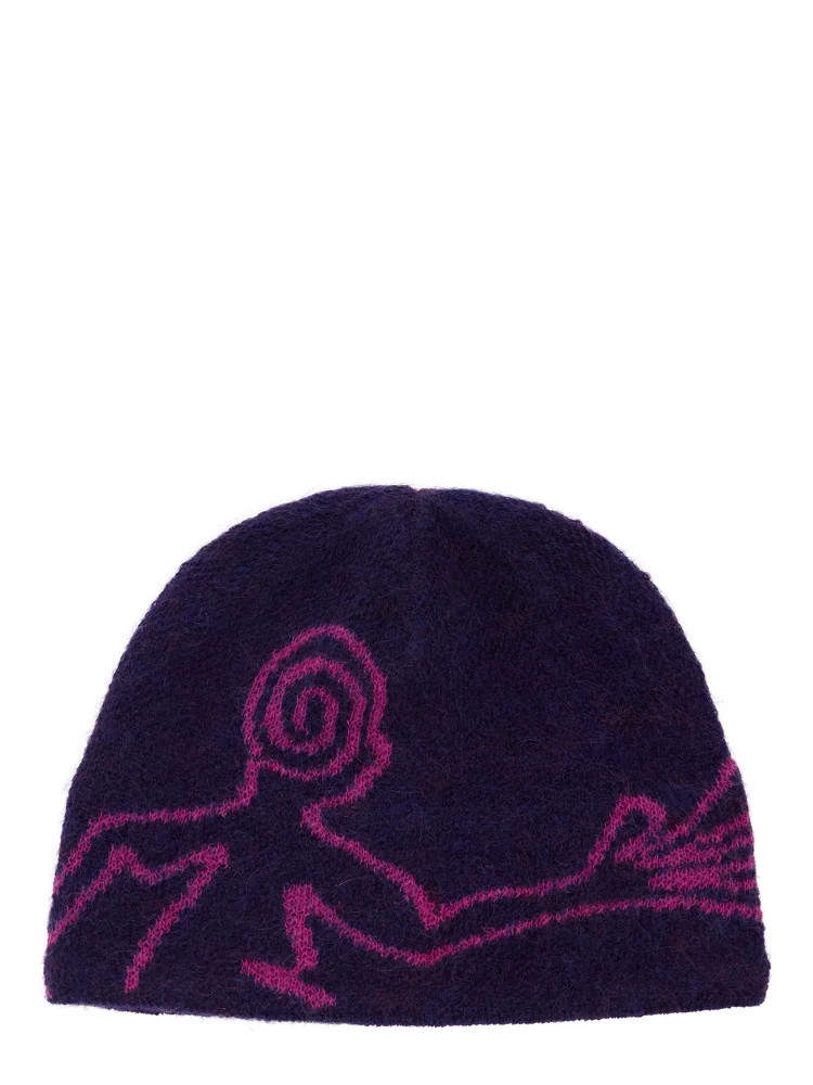 Hat with logo and patch in Tech Fabric violet unisex