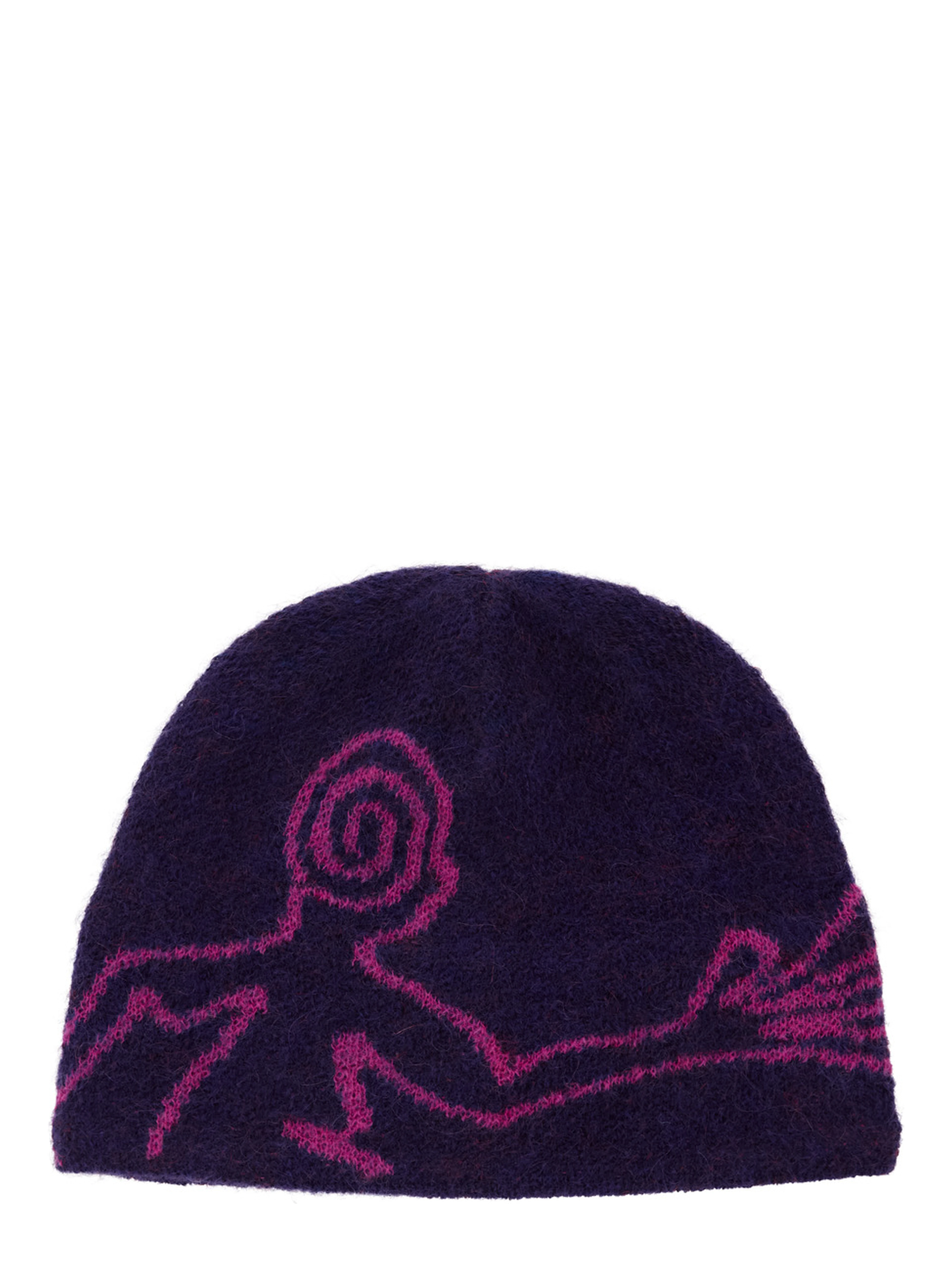 Hat with logo and patch in Tech Fabric violet unisex