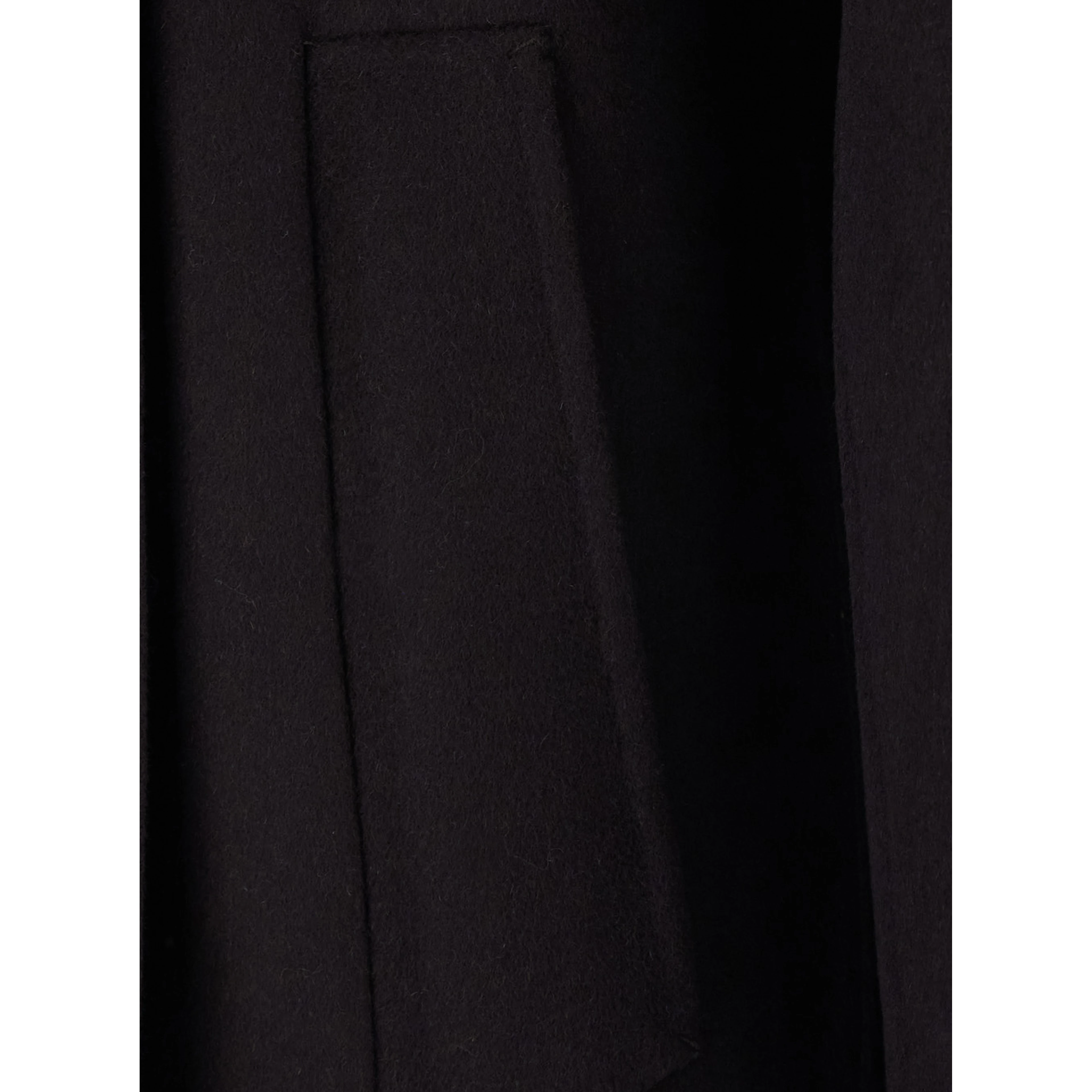 Clara brown Double-breasted coat with Notched revers and long sleeves in Wool Woman