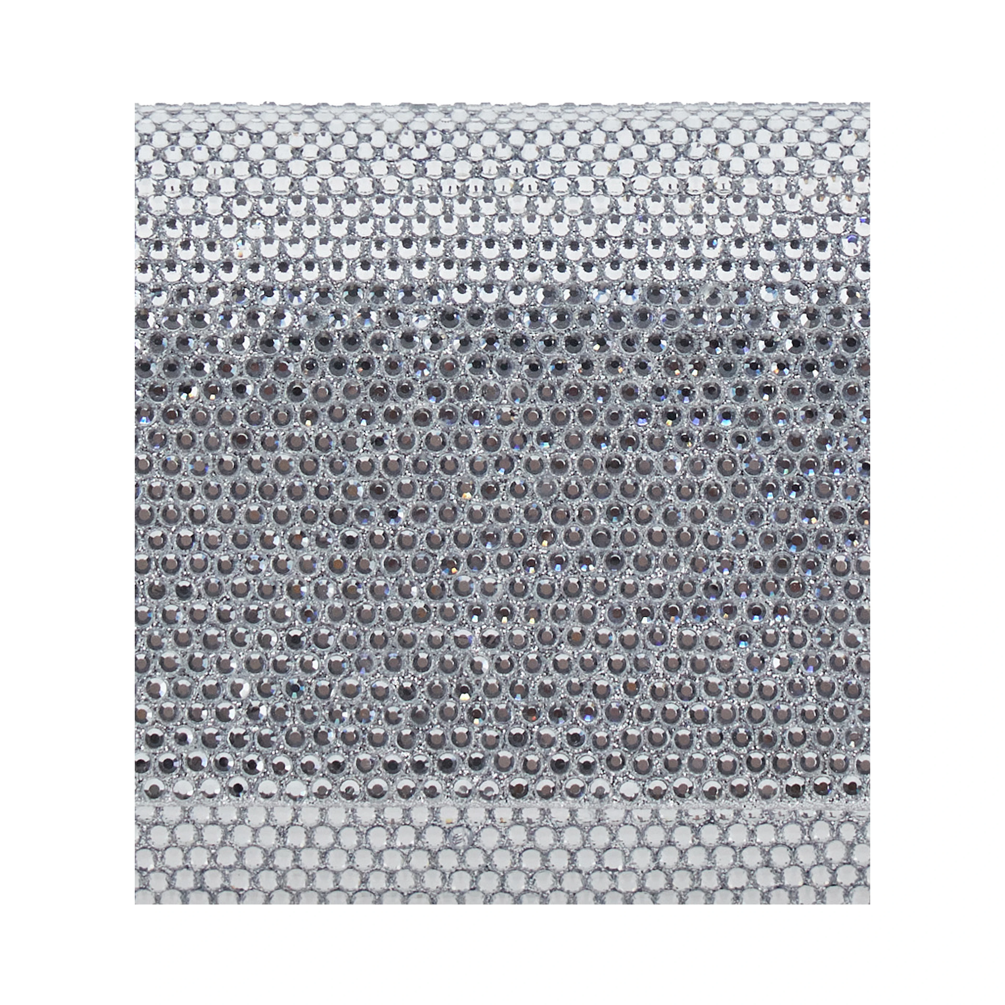 FRENCH 75 Clutch with rhinestones and thin shoulder strap. Metallic. Woman.