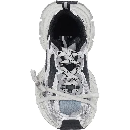 3XL Grey Sneaker with Logo on the Toe in Tech Fabric Mix Women