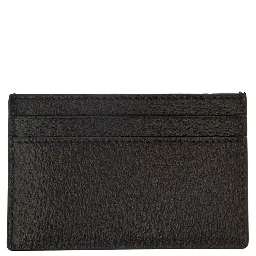 Cardholder GG Marmont with Gg Logo on the Front in Black Leather for Men