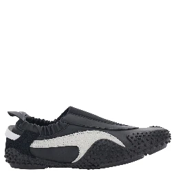 black MOSTRO MOOVE Sneakers without laces with Logo on the back in tech fabric unisex